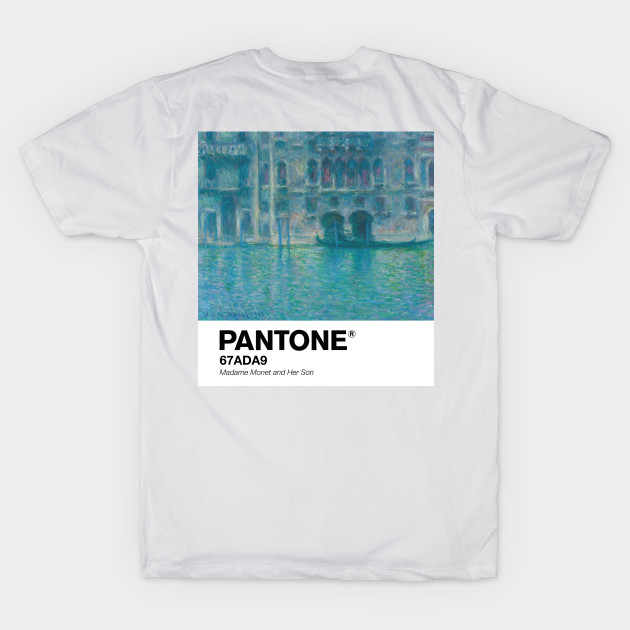 PANTONE MONET - PANTONE Palazzo da Mula, Venice (1908) by Claude Monet Landscape by theartistmusician